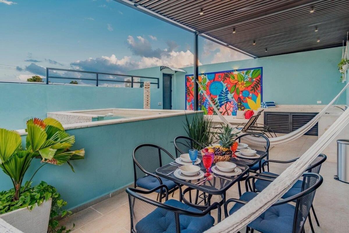 Rincon Del Cielo Rooftop With Glass Walled Pool Mérida Eksteriør billede