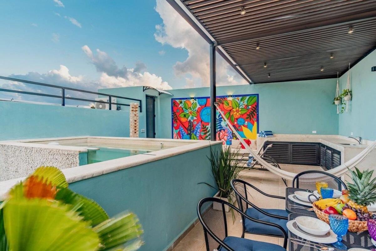 Rincon Del Cielo Rooftop With Glass Walled Pool Mérida Eksteriør billede