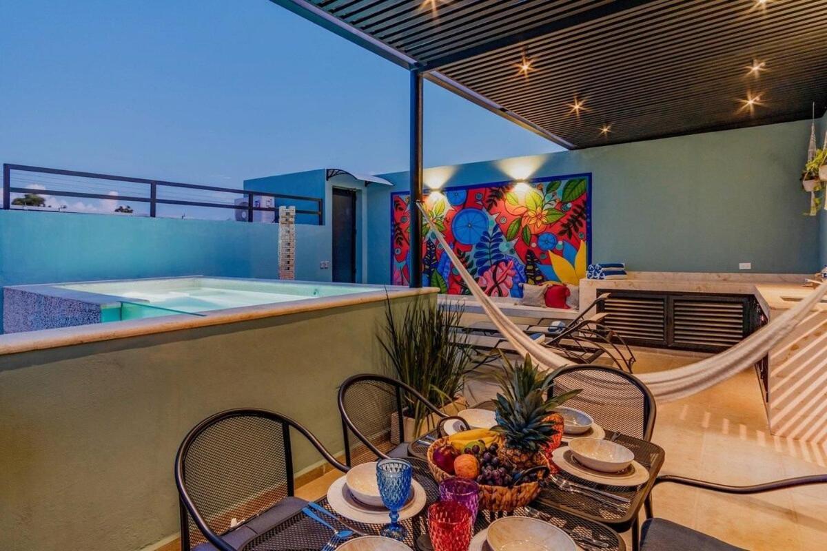 Rincon Del Cielo Rooftop With Glass Walled Pool Mérida Eksteriør billede